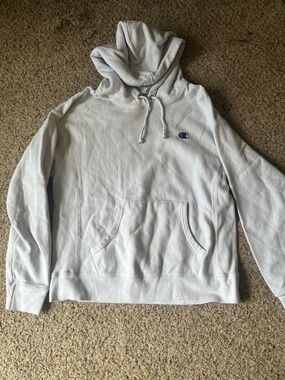 Champion White Hoodie